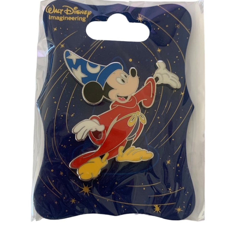 WDI Sorcerer Mickey Mouse Pin Walt Disney Imagineering Fantasia Cast Exclusive